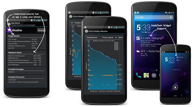 εφαρμογή android για την μπαταρία