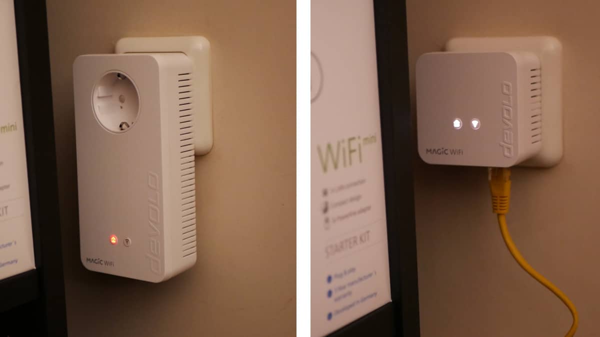 Devolo Magic 1 Mini Pics - Size Comparison
